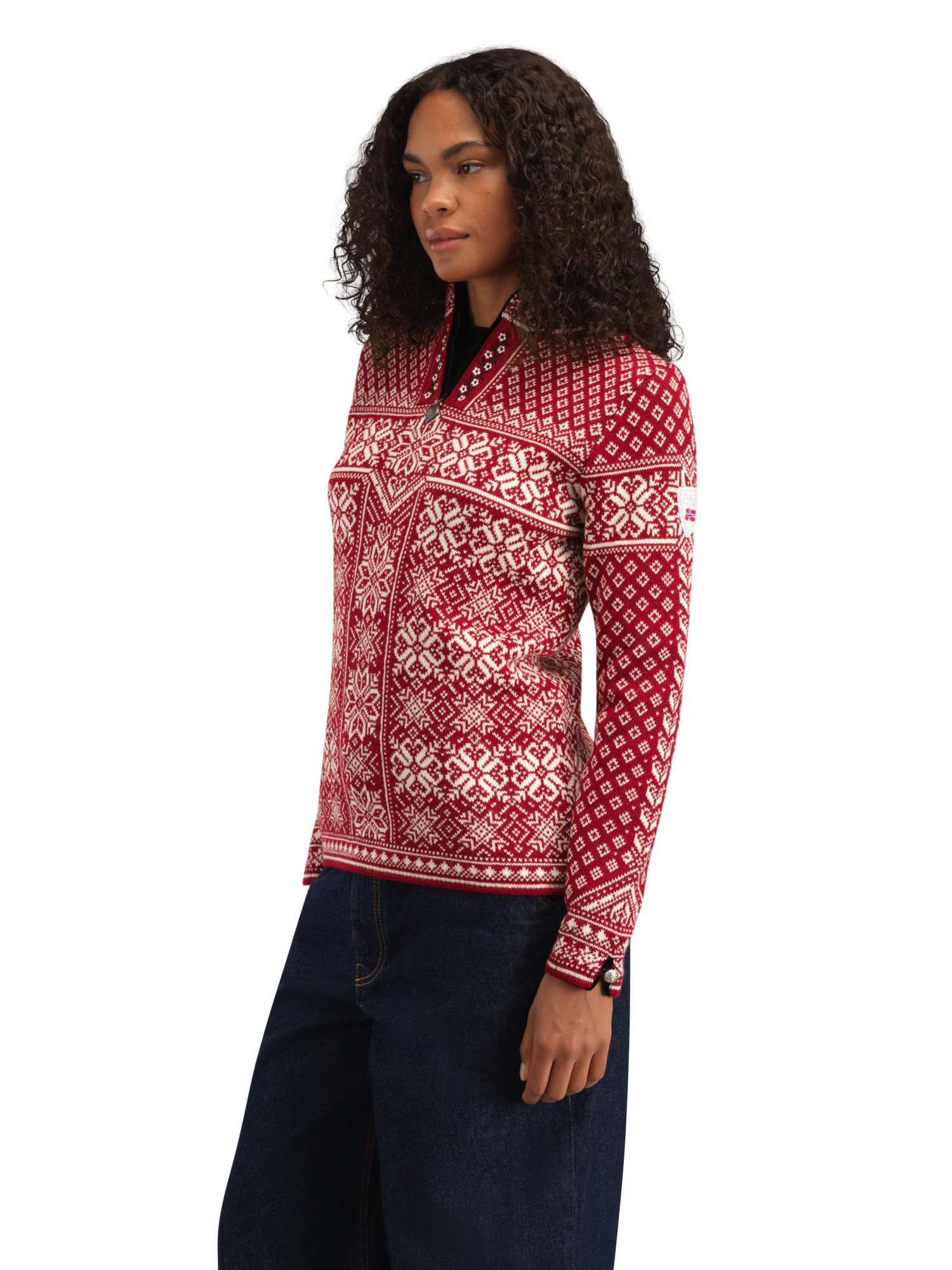 Peace Women’s Knit Sweater  red