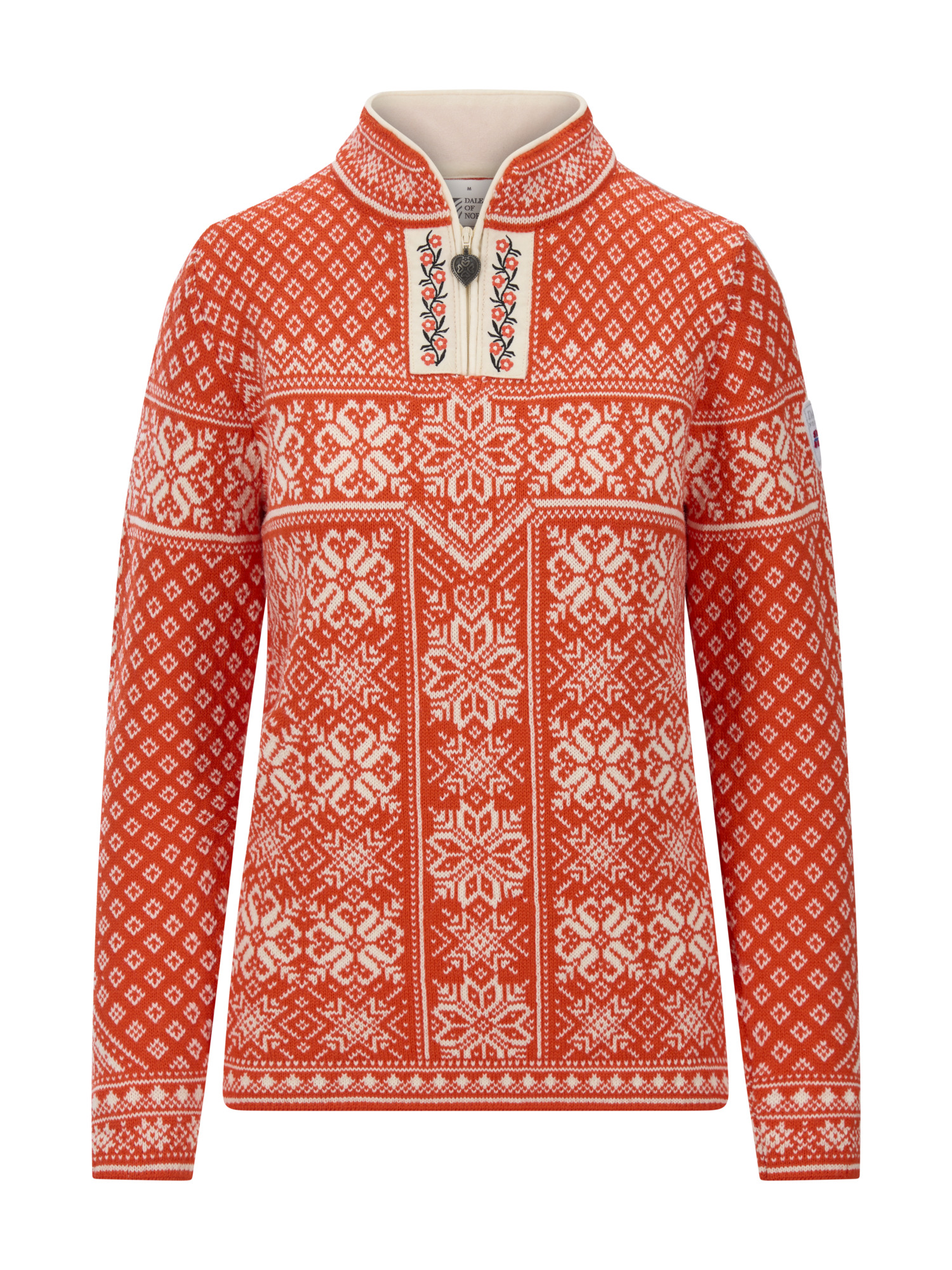 Peace Women’s Knit Sweater  Roth Red Offwhite