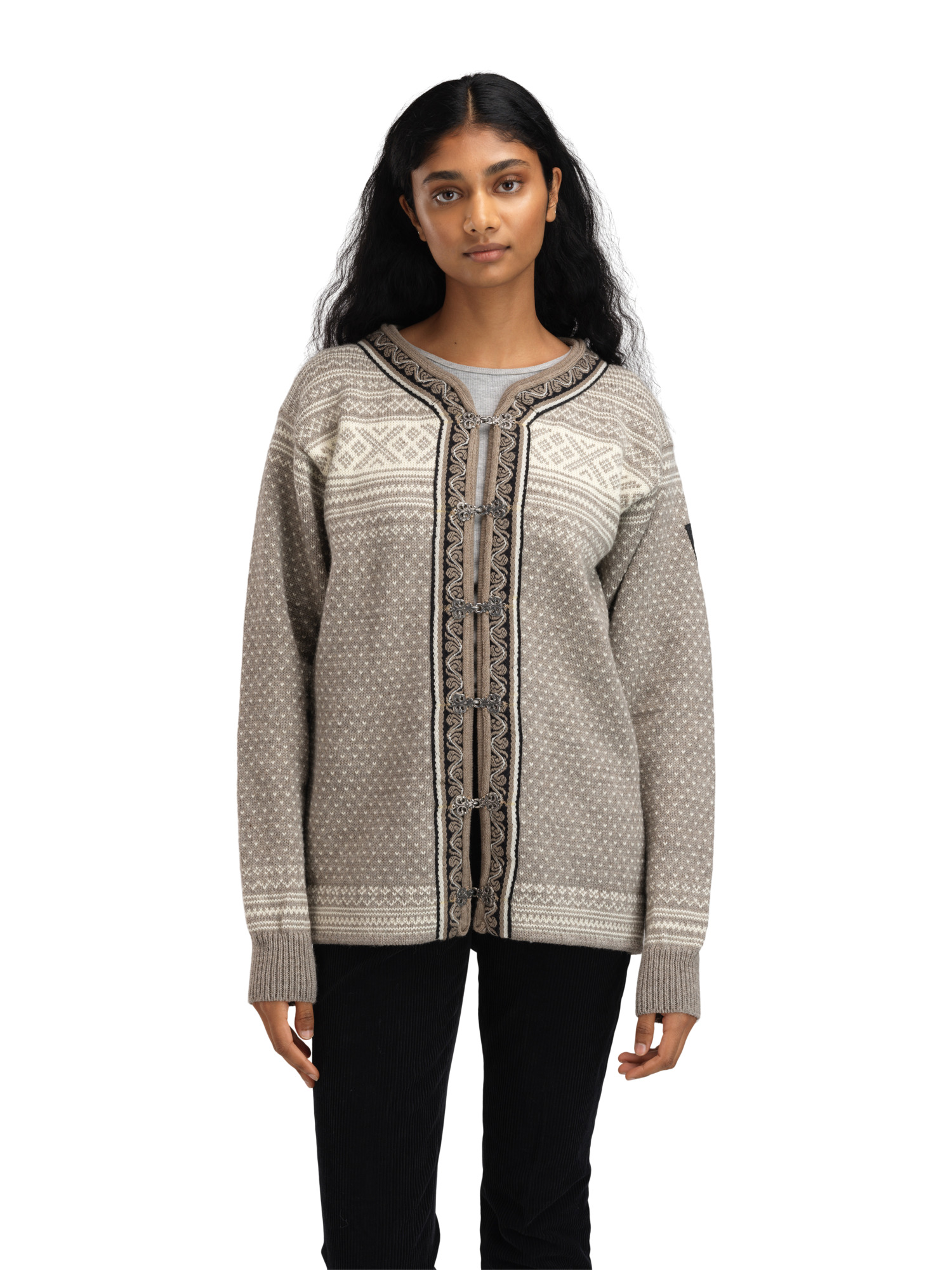 Setesdal Lusekofte Jacket - Norwegian Wool  Vanillasugar Naturalwhite