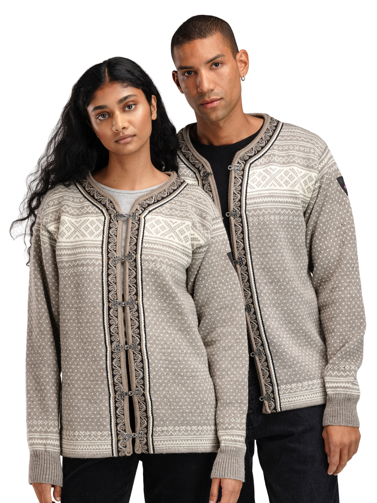 Setesdal Lusekofte Jacket - Norwegian Wool  Vanillasugar Naturalwhite