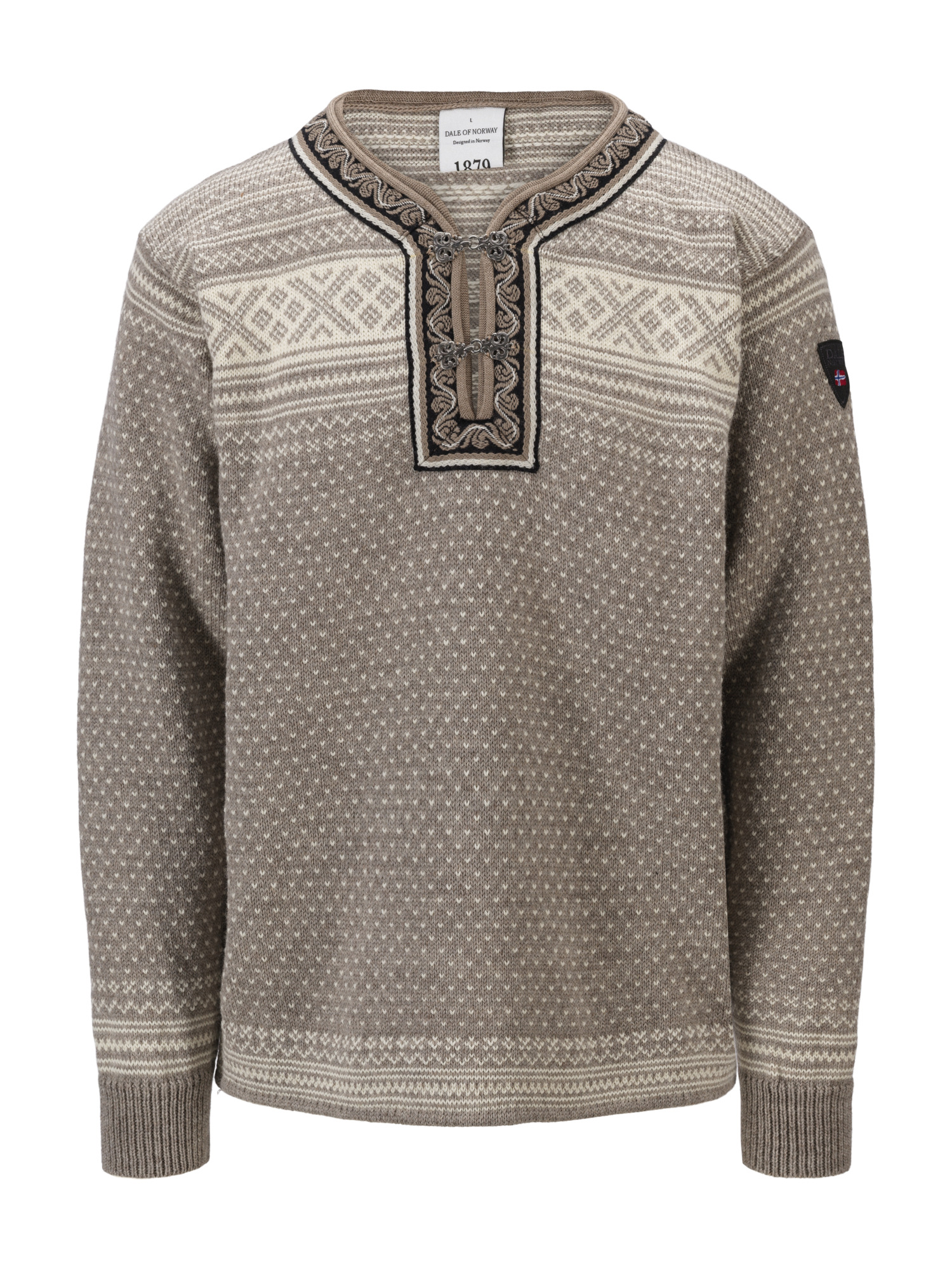 Setesdal Lusekofte Sweater - Norwegian Wool Vanillasugar Naturalwhite