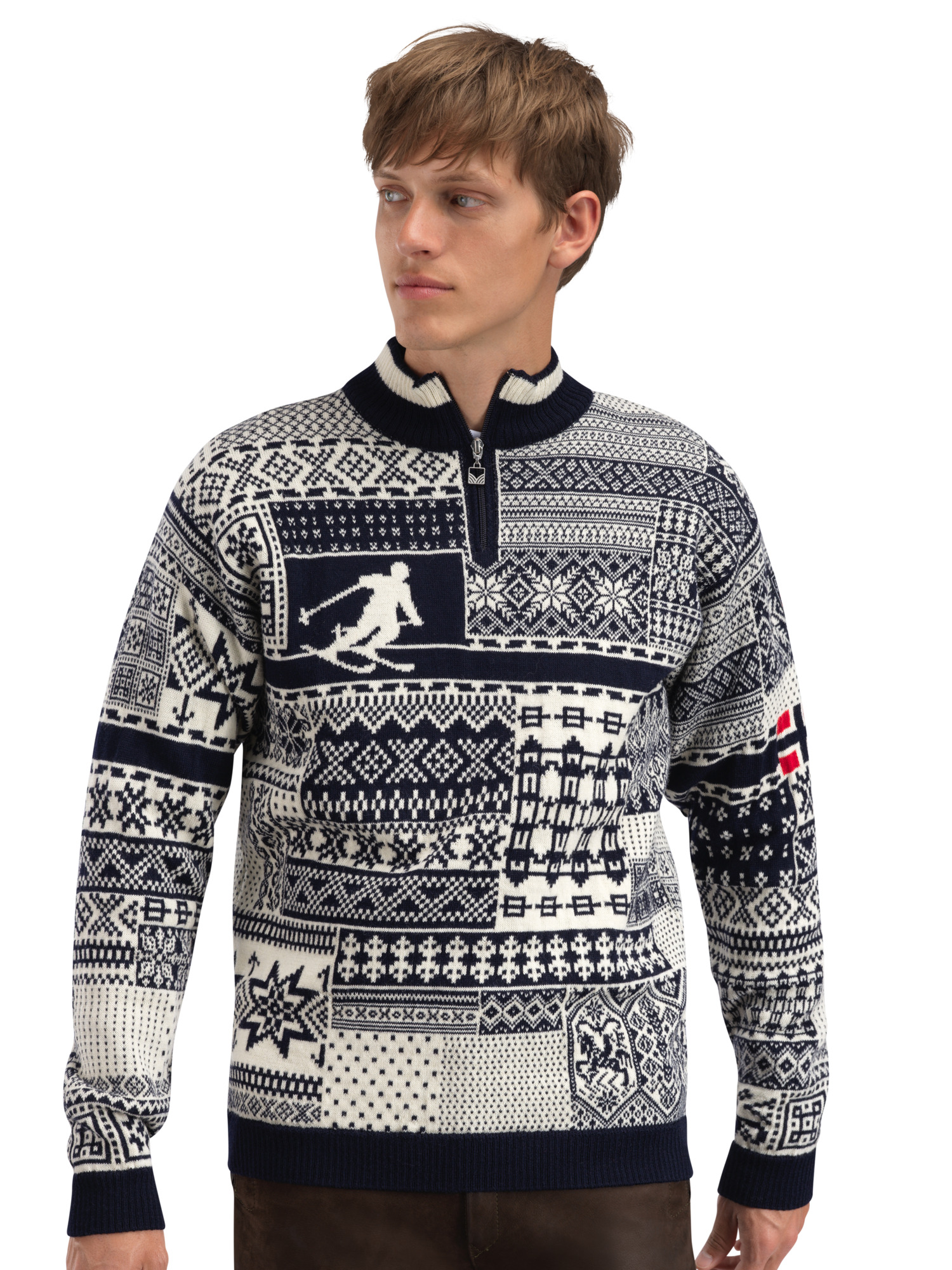 History Sweater - Norwegian Wool blue