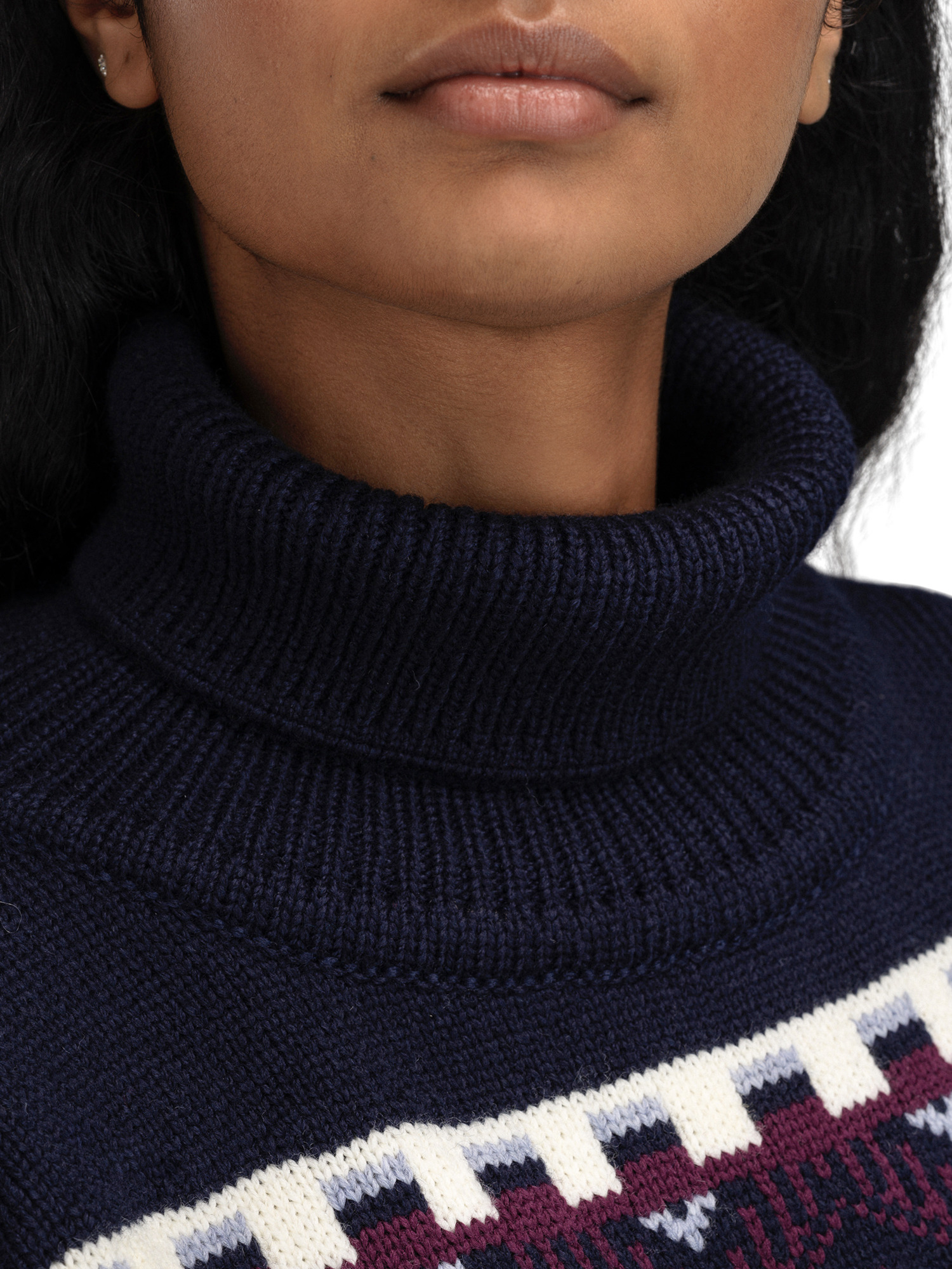 Randaberg Women’s sweater Light Blue Mel. Navy Wine